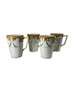 Nippon Tohinina Te-Oh lemonade tea cups hand painted gold ribbon vintage... - £24.91 GBP