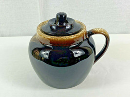 Large VTG Pfaltzgraff Bean Pot Drip Glazed w/ Lid #70 Cactus Marking 7.5... - £15.81 GBP