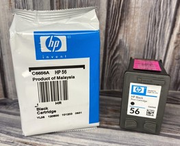 HP Printer Ink Cartridge - 56 - Black - Lot of 2 - New - £15.20 GBP