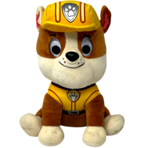 Paw Patrol RUBBLE Sitting Plush Stuffed Animal Toy 9" image 2