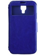Accellorize Classico Serie Flip Custodia Cover per Samsung Galaxy S4 (Blu) - $7.91