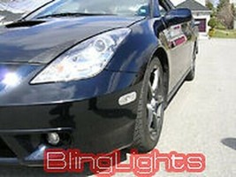 White LED Halo Angel Eye Fog Lamps Light Kit for 2000-2005 Toyota Celica GTS GT - £109.21 GBP