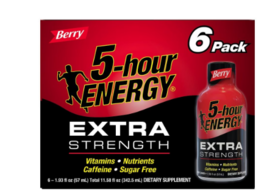 5-Hour ENERGY Shot, Extra Strength Berry1.93fl oz x 6 pack - £31.89 GBP