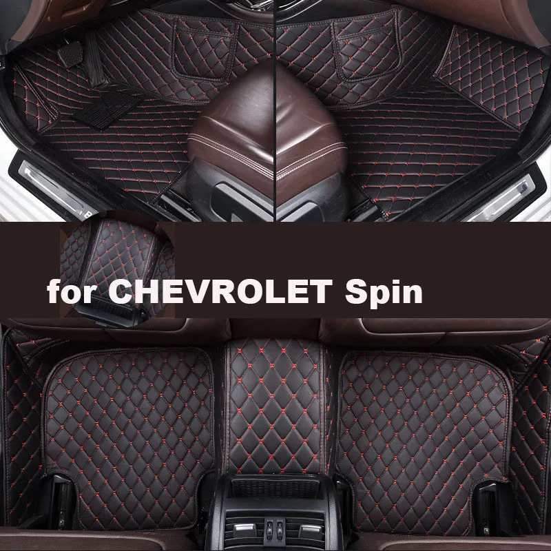 Autohome Car Floor Mats For CHEVROLET Spin 2019 Year Upgraded Version Foot Coche - $86.73