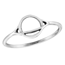 Space-Chic Galaxy Planet Saturn Sterling Silver Band Ring-9 - £11.66 GBP