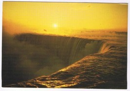 Ontario Postcard Niagara Falls December Sunrise Horseshoe Falls - £2.28 GBP