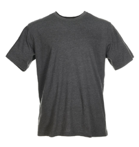 Blue Mountain YMK-1041 Men&#39;s Short-Sleeve T-Shirt, Charcoal Grey Heather... - $21.55
