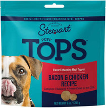Stewart Pufftops Bacon &amp; Chicken Freeze-Dried Dog Food Topper - £22.80 GBP