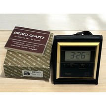 Seiko QEK205K Vintage Digital Travel Alarm Clock Made in Japan Compact Working - $43.89