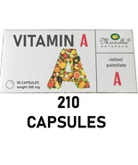 Vitamin A Capsules 260 mg - 210 pcs. 7 packs of 30 pieces each - $739.52 MXN