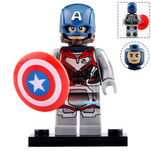Captain America (Quantum Suit) Avengers Endgame Lego Compatible Minifigure Toys - £2.39 GBP