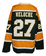 Any Name Number California Golden Seals Retro Hockey Meloche Jersey Any Size image 5
