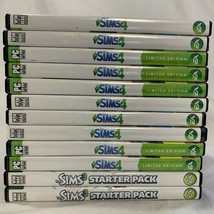 12-GAME Bundle Sims 4 Limited Ed &amp; Sims 3 Starter Pack Pc Mac DVD-ROM Video Game - £29.47 GBP