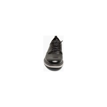 Stacy Adams Sync Plain Toe Elastic Lace Up Sneaker Shoes Leather Black 25662-001 image 6