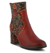 L&#39;Artiste Spring Step Ankle Boot Size 39 New Without Box Red Floral US S... - £79.02 GBP