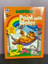 Garfield Paint with Water Golden Books Unused Vintage 1988 - £9.30 GBP