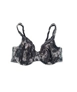 40DD Black Cacique Lace Nude Lined Full Coverage SEXY Lane Bryant Bra Fr... - $26.64 CAD