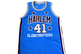 Sweet Lou Harlem Globetrotters Men Custom Basketball Jersey Light Blue Any Size - £27.90 GBP+