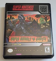 Super Ghouls &#39;n Ghosts Case Only Super Nintendo Snes Box Best Quality Available - £10.11 GBP