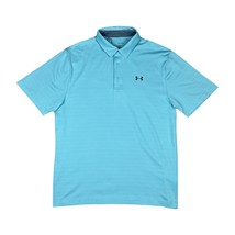 NWT men's L/large Under Armour  Playoff 2.0 Golf Polo turquoise 1351130-482 - $42.74
