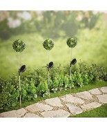 Solar Topiary Tree Ball Light Artificial Garden Stake Landscape Outdoor ... - £15.00 GBP+