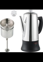 Elite Gourmet WEP1800-2 Electric 12-Cup Coffee Percolator With Cool Touch Handle - £29.75 GBP