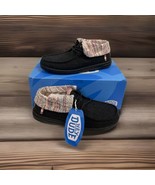 Hey Dude Women Size 8/8.5 Wendy Fold Baja Boot Slip On Casual Shoes Black - $44.99
