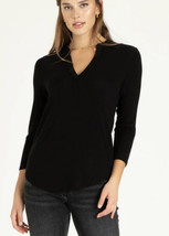Another Love Jaqui Top Blouse T Shirt Medium Black - $24.99