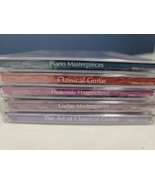 Lot of 5 Audio CDs NEW Classical Guitar Piano Art Masterpieces Harpsichord  - £17.91 GBP