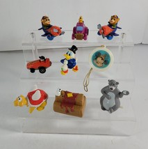 Lot of 9 Assorted Vintage McDonald&#39;s Tale Spin Disney Mario Nintendo Figurines - £14.23 GBP