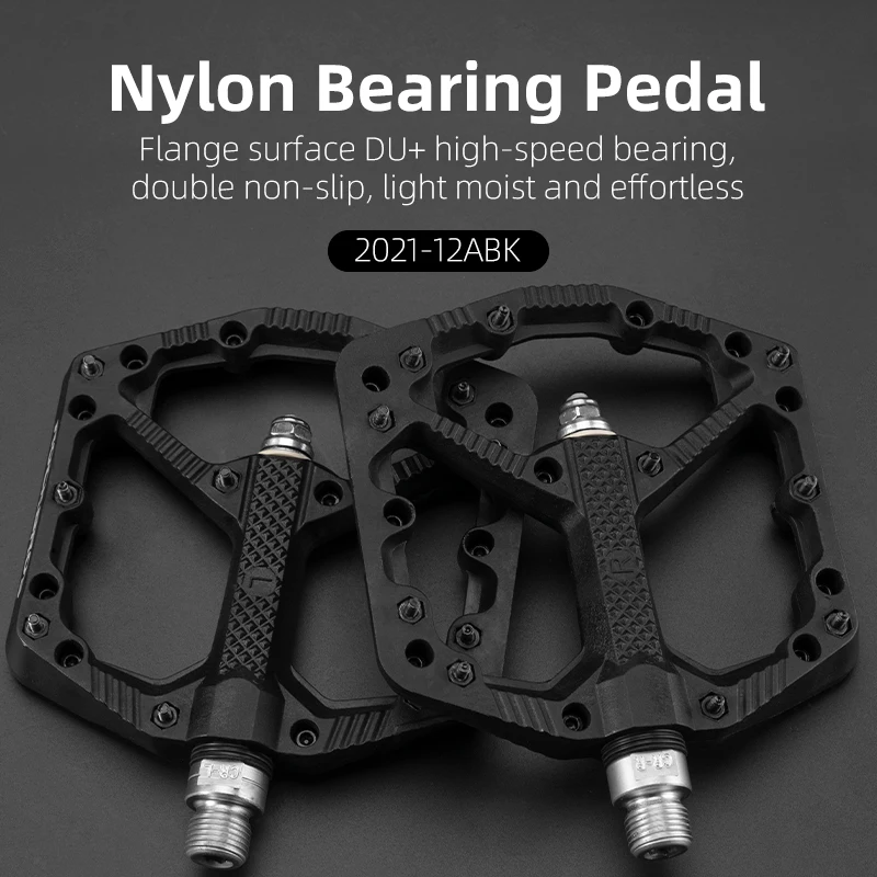 BROS Non-slip MTB Road Bike Pedals BMX Nylon Ultralight Waterproof Dustproof Bic - $130.66