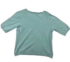 VTG Josephine Chaus Soft Blue Top MEDIUM Pullover Silk Blend Shirt Women&#39;s - £15.57 GBP