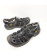 KEEN Rialto II H2 Black/Red Sandals American Built Sport Waterproof Men’... - $35.99