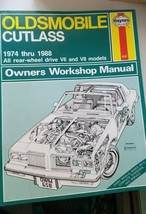 1974 thru 1988  Haynes Oldsmobile CutlassV6  V8  Automobile Repair Shop - $30.00