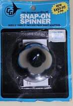 RC PLANE CARL GOLDBERG 2&quot; BLACK  SNAP ON SPINNER - $12.00