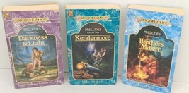 Vtg Set Of Dragonlance Preludes Trilogy Series Vol 1-3 PB Book 1989 D&amp;D - £14.00 GBP