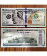 ZILLION Dollar Bill FAKE MONEY Novelty Play Cash 1Z Collectible Lady Lib... - $6.84 CAD