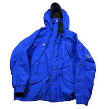 Mountain Hardware Conduit Jacket Mens Large Blue Black Ski Snowboard - £25.86 GBP