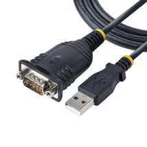 StarTech.com 3ft (1m) USB to Serial Cable, DB9 Male RS232 to USB Converter, Prol - £31.04 GBP