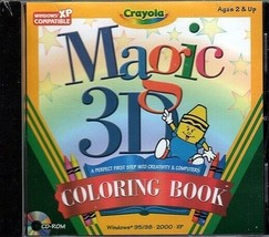 Crayola Magic 3D Coloring Book (Ages 2+) (PC-CD, 2003) for Windows - NEW in JC - $4.98