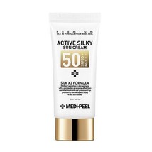 [MEDI-PEEL] Active Silky Sun Cream SPF50+ PA+++ - 50ml Korea Cosmetic - £16.77 GBP