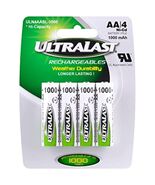 ULTRALAST ULN4AASL-1000 4 Rechargeable AA Batteries - NICAD 1.2 Volt, 10... - $374.47 MXN