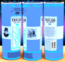 Colonel EH Taylor Bourbon Whiskey Icey Blue Small Batch Cup Mug Tumbler ... - £15.68 GBP