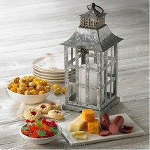 Stainless Steel Heartland Holiday Lantern Centerpiece Christmas Light Candle - £13.66 GBP