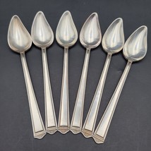 Anniversary 1923 Set of 6 Demitasse Fruit Spoons 1847 Rogers Bros Silver... - $34.32