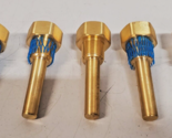 5 Qty. of Brass Thermowells 3.5&quot; Stem Length x 1-1/4&quot; OD (5 Qty) - $94.99