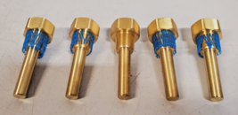 5 Qty. of Brass Thermowells 3.5&quot; Stem Length x 1-1/4&quot; OD (5 Qty) - £74.40 GBP