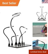 Magnetic Helping Hands Soldering Station with an 11.1 x 7.1 Inch Larger ... - $79.22