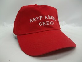 Keep America Great US Flag Hat Red Hook Loop Baseball Cap - £16.02 GBP
