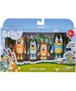 Bluey And Family 4 Pack Bluey, Bingo, Bandit, Chilli figures brand new R... - £16.29 GBP